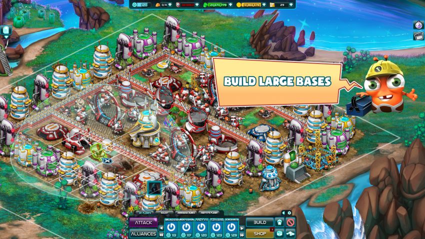 Ilustrasi gameplay Galaxy Life menunjukkan strategi, pembangunan koloni, dan armada galaksi untuk gamer