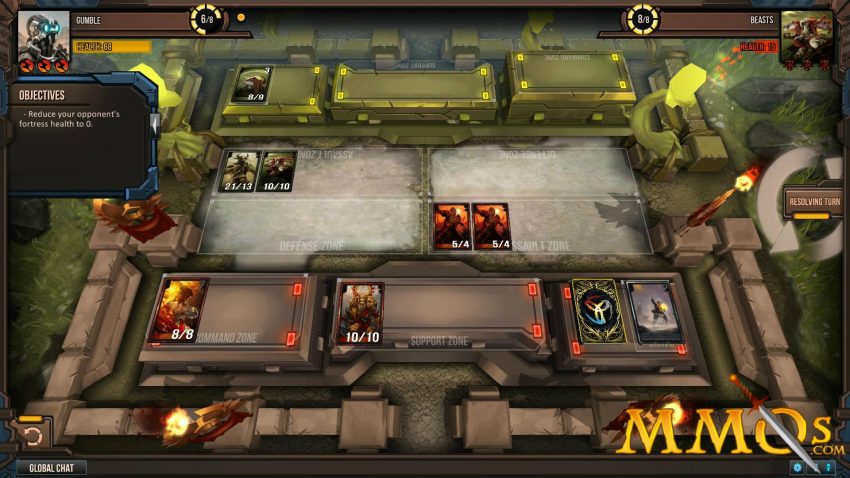 Infinity Wars animated trading card game dengan karakter epik dan strategi duel seru