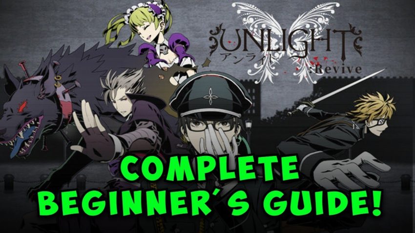 Karakter utama UNLIGHT:Revive memakai armor gelap dalam pertarungan strategi kartu