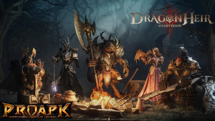 Peta dunia Dragonheir: Silent Gods dengan lokasi quest dan dungeon tersembunyi