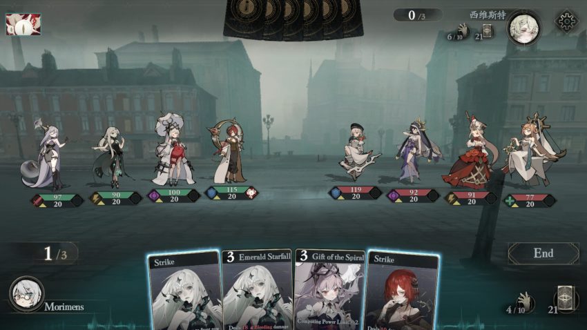 Gamer sedang bermain Morimens dengan strategi pro di layar komputer