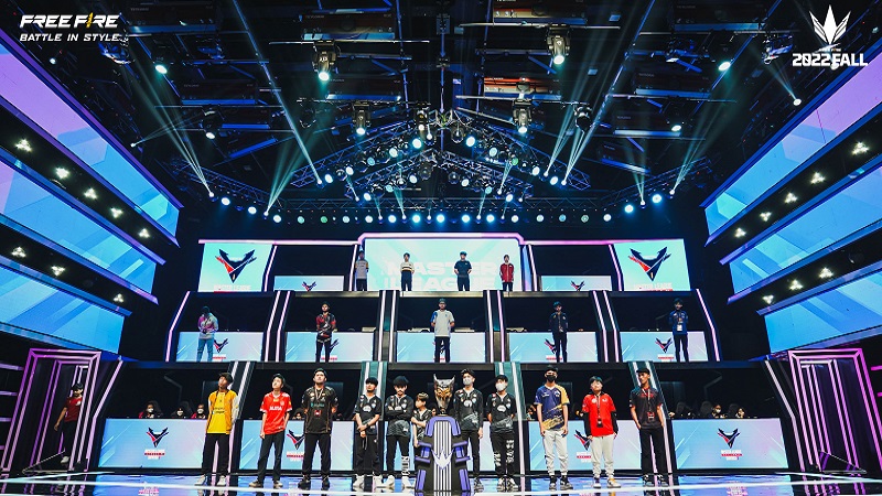 Pertandingan Week 1 FFML Season 5 Divisi 1 Free Fire Indonesia yang menampilkan persaingan tim esports terbaik