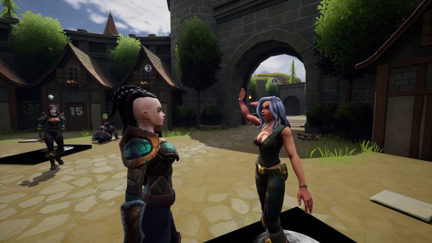 Alpha Werewolf karakter utama di game Werewolves Revenge dengan efek gelap dramatis