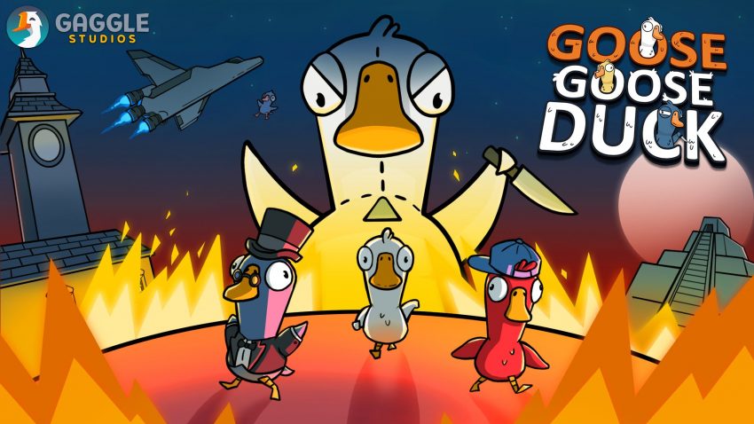 Gameplay Goose Goose Duck game deduksi sosial multiplayer