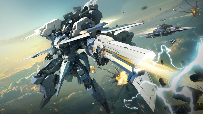 Mecha BREAK gameplay pertempuran robot futuristik dengan aksi PvP intens
