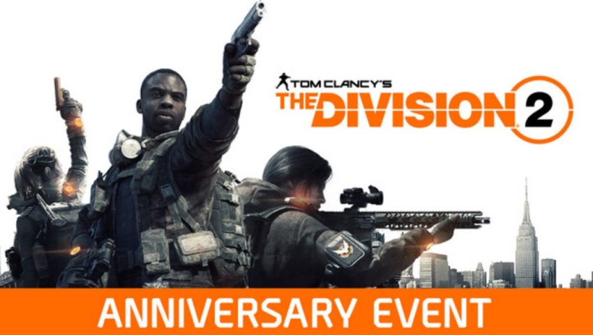 Gameplay Tom Clancy’s The Division 2 dengan karakter menggunakan senjata di Washington D.C.