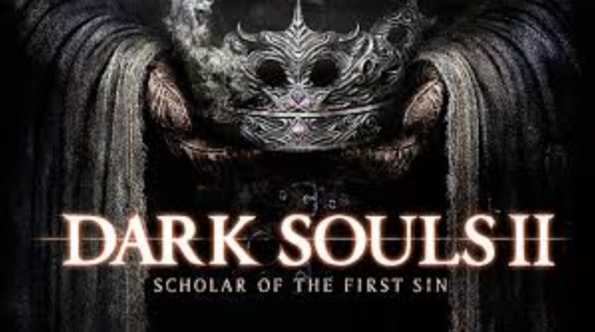Karakter pemain menghadapi musuh di Drangleic dalam Dark Souls II Scholar of the First Sin.
