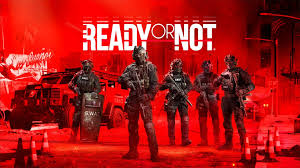 Tim SWAT melakukan penggerebekan taktis di game Ready or Not