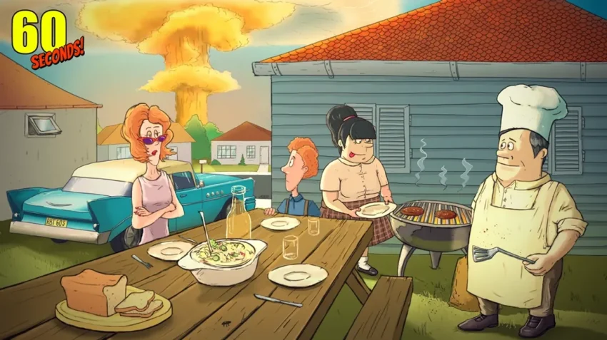 karakter bertahan hidup di bunker game 60 Seconds Reatomized