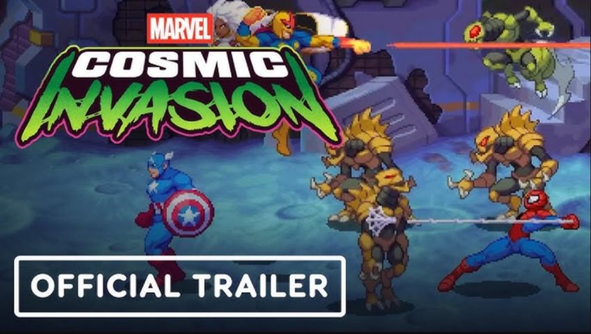 Karakter Marvel sedang bertempur dalam update Cosmic Invasion