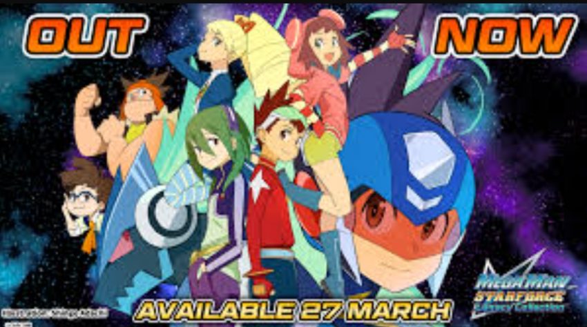Gameplay Mega Man Star Force Legacy Collection dengan tampilan battle system modern HD
