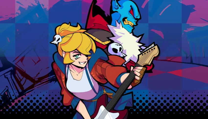 Karakter Cadence melawan monster dalam game rhythm Rift of the NecroDancer