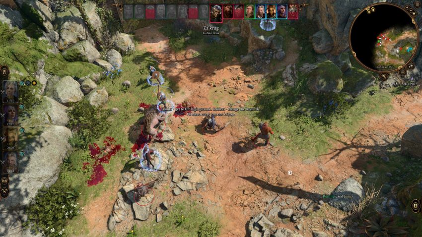 Karakter utama Baldur's Gate 3 sedang bertarung di dunia fantasi RPG