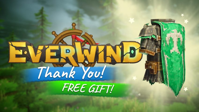 Karakter utama Everwind menjelajahi dunia open world fantasi dengan latar hutan dan pegunungan epik