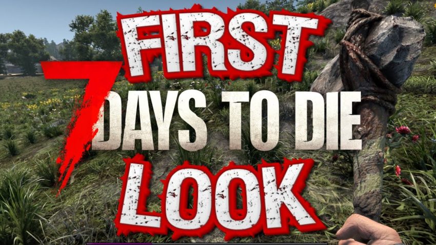 Karakter bertahan hidup melawan zombie di game 7 Days to Die