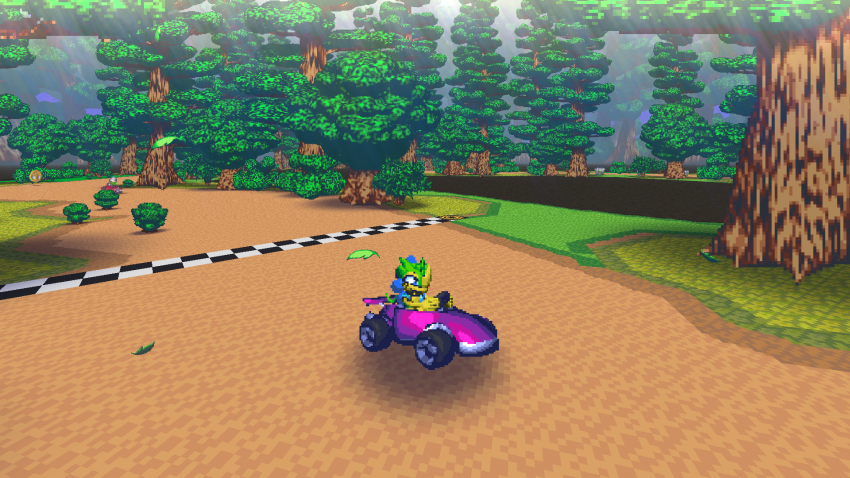 Mythic Kart Maker menampilkan kendaraan kart kustom di lintasan balap kreatif dengan grafis warna-warni dan gameplay kompetitif