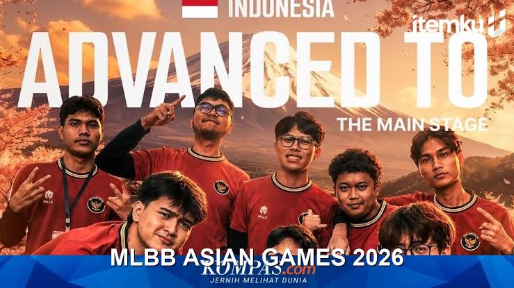Pemain esports Indonesia bertanding dalam turnamen gaming profesional 2026 dengan perangkat gaming modern.