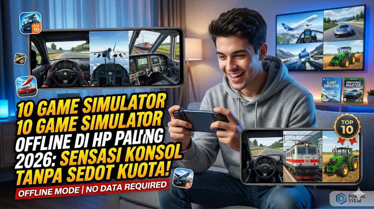 Game PC terbaru 2026 dengan grafis realistis pada komputer gaming modern