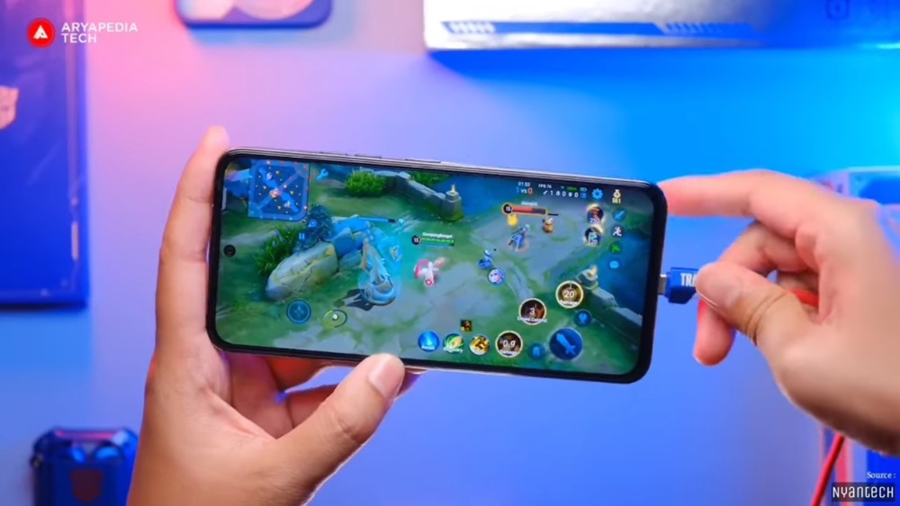 Pemain menikmati tren mobile games 2026 dengan grafis modern dan fitur multiplayer di smartphone.