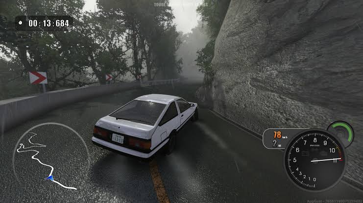 Touge Shakai game balap touge Jepang dengan mobil drift