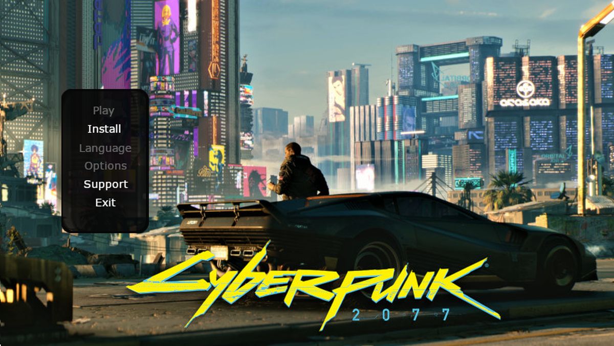 PC Games modern dengan komputer gaming dan monitor untuk bermain game